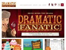 Tablet Screenshot of dramaticfanatic.com